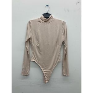 JLUXLABEL Nude Long Sleeve Bodysuit NWT
